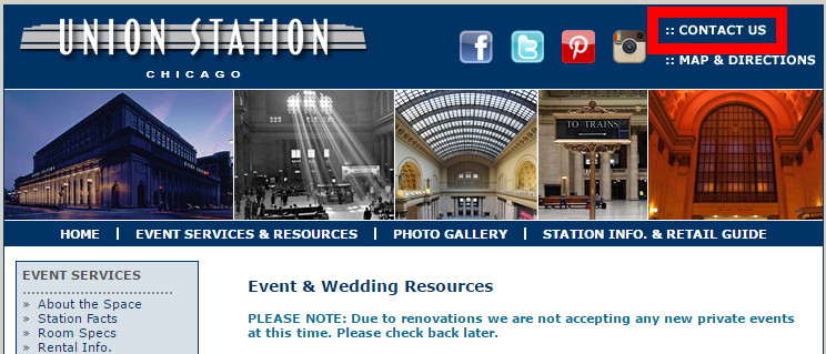 chicago wedding resource page