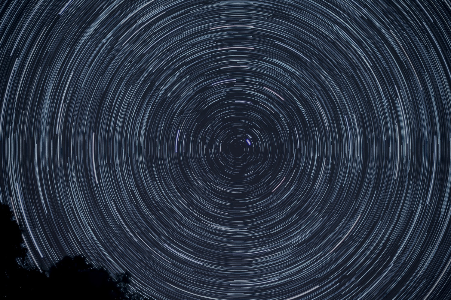 star trails at night sky photography